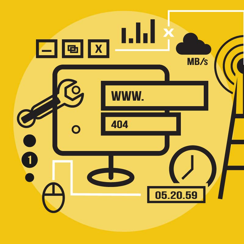 web maintenance image