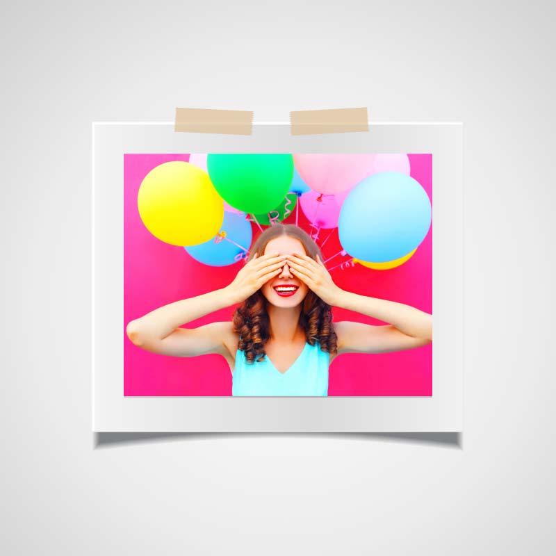creating social media content image
