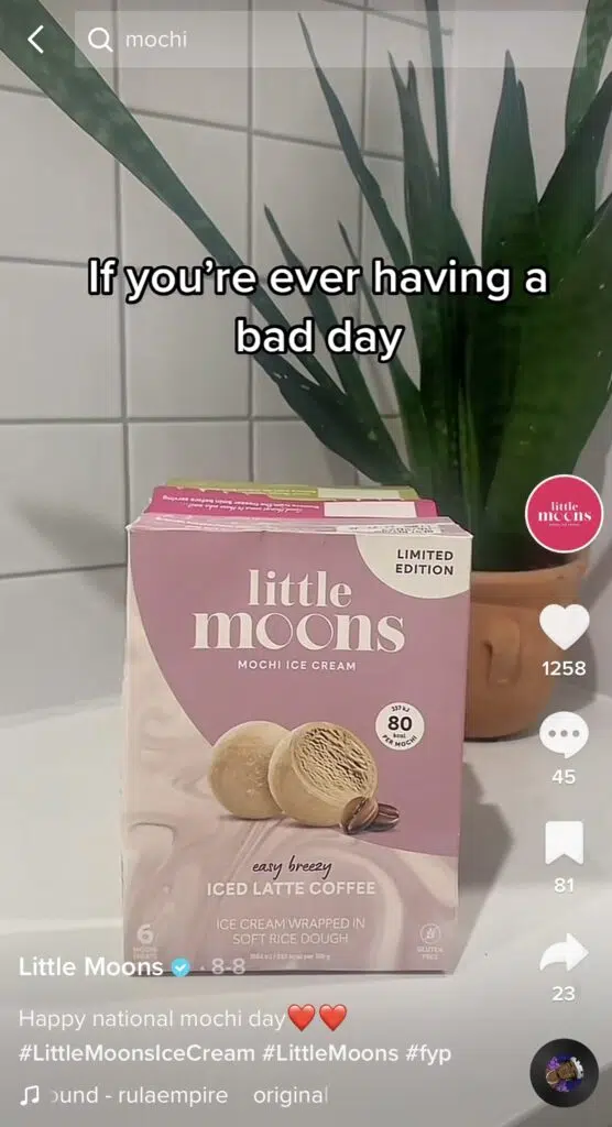 Little Moons use TikTok marketing well